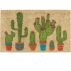 Cactus Family Coir Doormat-Kirkland's Home Discount