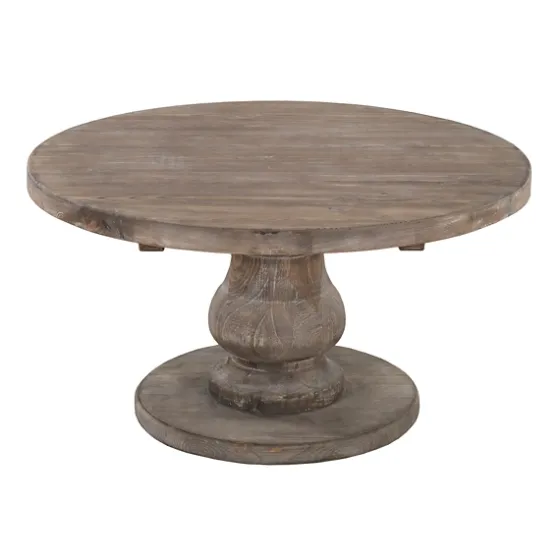 Calie Reclaimed Pine Round Coffee Table-Kirkland's Home Cheap