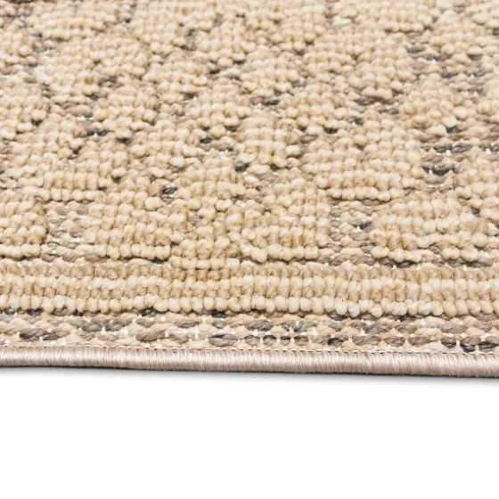 Camel Leopard Border Outdoor Area Rug, 6X9-Kirkland's Home Shop