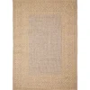 Camel Leopard Border Outdoor Area Rug, 5X7-Kirkland's Home Store