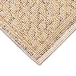 Camel Leopard Border Outdoor Area Rug, 5X7-Kirkland's Home Store