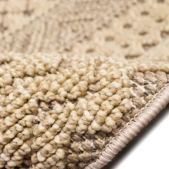 Camel Linear Sundry Outdoor Area Rug, 6X9-Kirkland's Home Shop