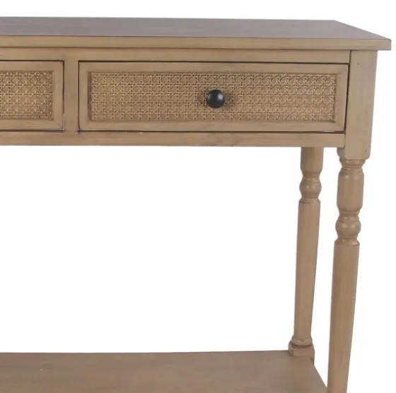 Camel Rattan Console Table-Kirkland's Home Best Sale