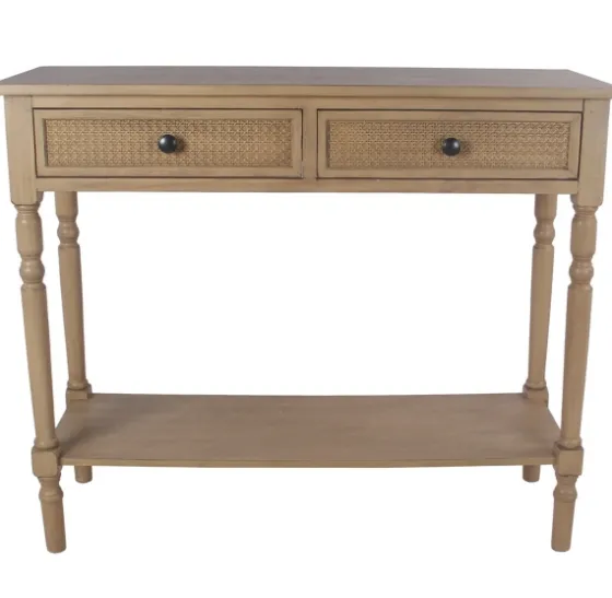 Camel Rattan Console Table-Kirkland's Home Best Sale