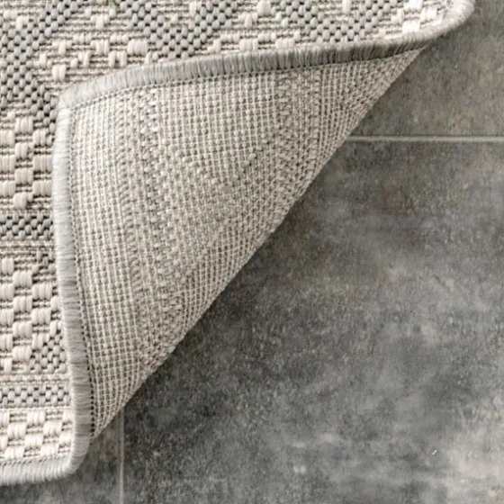 Cammie Gray Moroccan Geometric Outdoor Rug, 5X8-Kirkland's Home Best