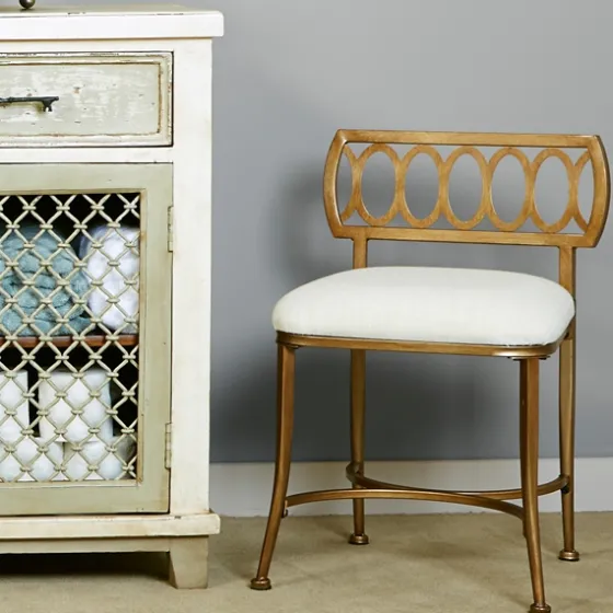 Canal Street Vanity Stool-Kirkland's Home Online