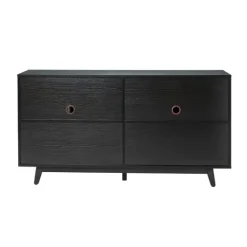 Cane Wood Storage Media Cabinet-Kirkland's Home Best