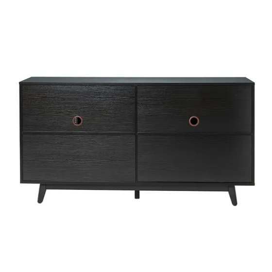 Cane Wood Storage Media Cabinet-Kirkland's Home Best