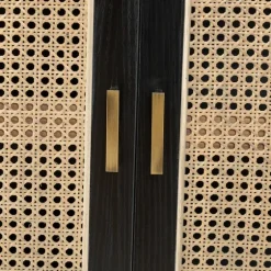 Cane Wood Storage Media Cabinet-Kirkland's Home Best
