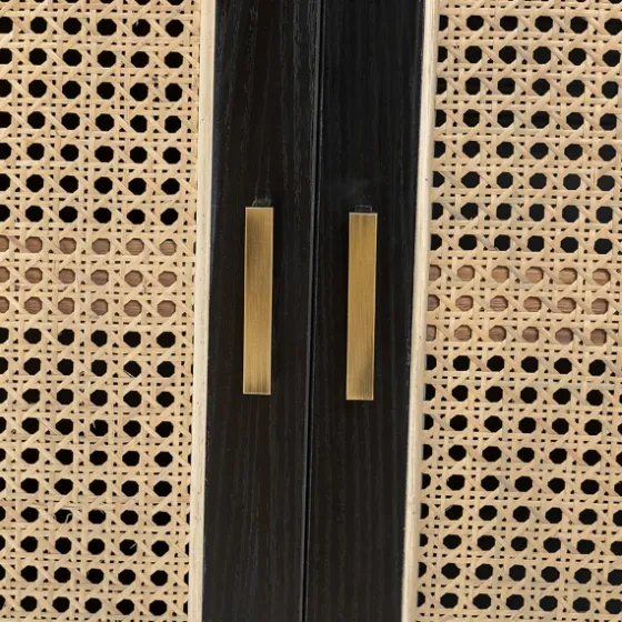 Cane Wood Storage Media Cabinet-Kirkland's Home Best