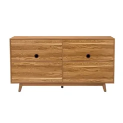 Cane Wood Storage Media Cabinet-Kirkland's Home Cheap