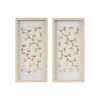 Capiz Shells Emblem Framed Wall Plaques, Set Of 2-Kirkland's Home Flash Sale