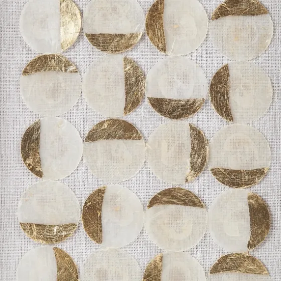 Capiz Shells Emblem Framed Wall Plaques, Set Of 2-Kirkland's Home Flash Sale