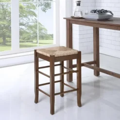 Cappuccino Wooden Counter Stool-Kirkland's Home New