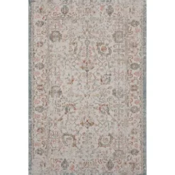 Caramel Botanical Indoor/Outdoor Area Rug, 7X9-Kirkland's Home Shop