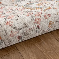 Caramel Botanical Indoor/Outdoor Area Rug, 7X9-Kirkland's Home Shop