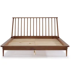 Caramel Mid-Century Modern Queen Bed Frame-Kirkland's Home New