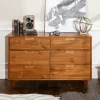 Caramel Mid-Century Modern 6-Drawer Dresser-Kirkland's Home Sale