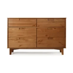 Caramel Mid-Century Modern 6-Drawer Dresser-Kirkland's Home Sale