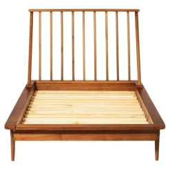Caramel Mid-Century Modern Twin Bed Frame-Kirkland's Home Store