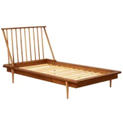 Caramel Mid-Century Modern Twin Bed Frame-Kirkland's Home Store