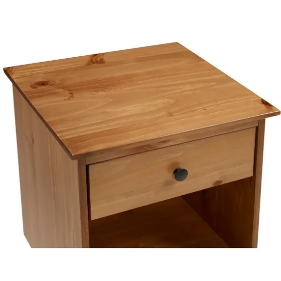Caramel One-Drawer Wood Nightstand-Kirkland's Home New