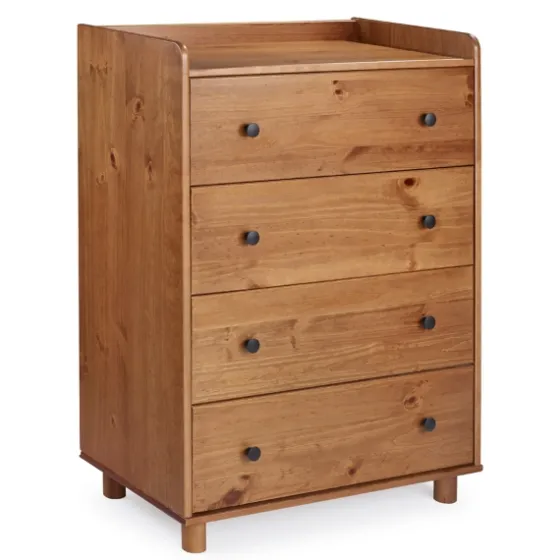Caramel Wooden 4-Drawer Dresser-Kirkland's Home Cheap