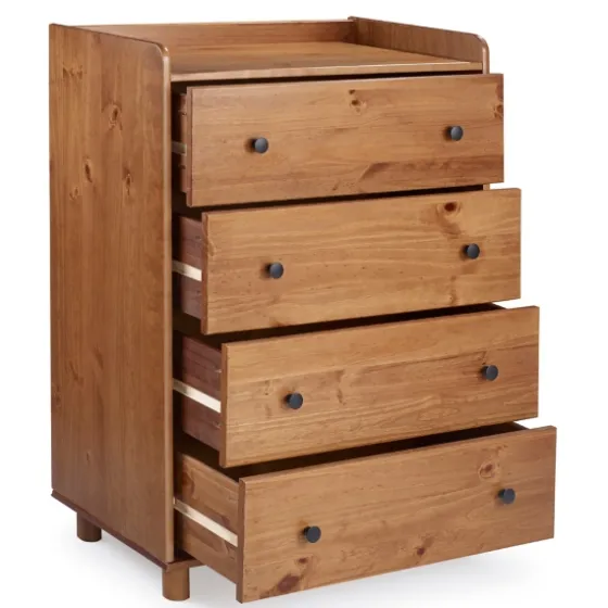 Caramel Wooden 4-Drawer Dresser-Kirkland's Home Cheap