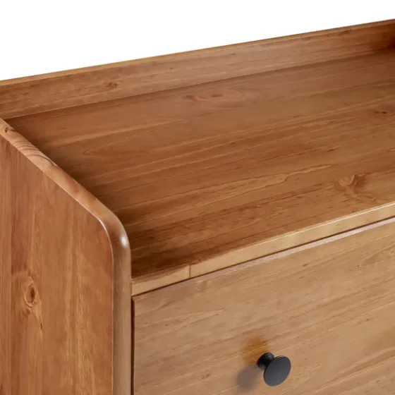 Caramel Wooden 4-Drawer Dresser-Kirkland's Home Cheap