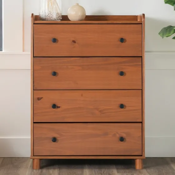Caramel Wooden 4-Drawer Dresser-Kirkland's Home Cheap