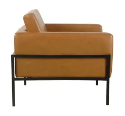 Carmel Vegan Leather Club Accent Chair-Kirkland's Home Shop