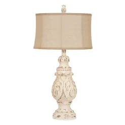 Caroline Distressed Cream Table Lamp-Kirkland's Home New