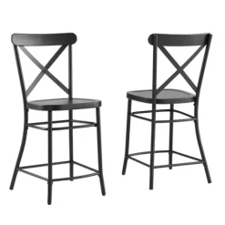 Caroline X-Back Counter Stools, Set Of 2-Kirkland's Home Online