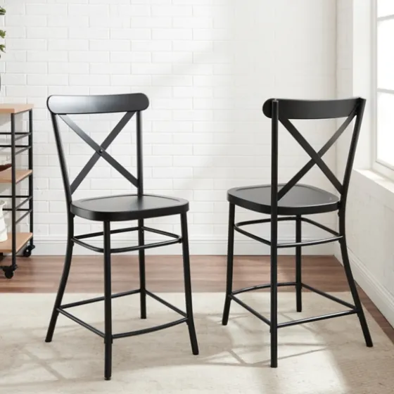 Caroline X-Back Counter Stools, Set Of 2-Kirkland's Home Online
