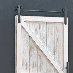 Carriage House Wood Barn Door Plaques, Set Of 2-Kirkland's Home Flash Sale