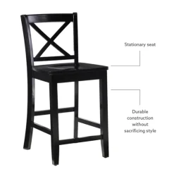 Carter X-Back Counter Stool-Kirkland's Home Online