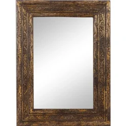 Carved Ansanthus Floral Wood Frame Mirror-Kirkland's Home Best