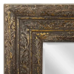 Carved Ansanthus Floral Wood Frame Mirror-Kirkland's Home Best
