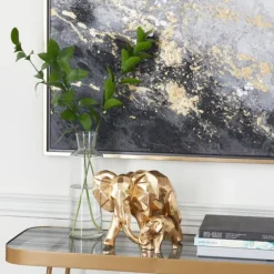 Carved Elephant Family Statue-Kirkland's Home Flash Sale