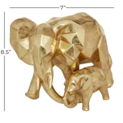 Carved Elephant Family Statue-Kirkland's Home Flash Sale
