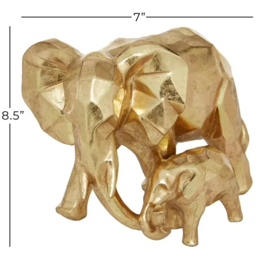 Carved Elephant Family Statue-Kirkland's Home Flash Sale