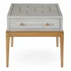 Carved Graphite And Gold Accent Table, 24X28-Kirkland's Home New