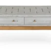 Carved Graphite And Gold 2-Drawer Coffee Table-Kirkland's Home Clearance