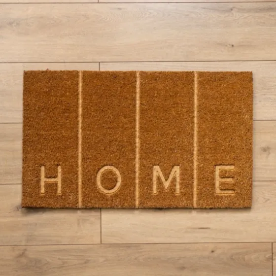 Carved Home Coir Doormat-Kirkland's Home Cheap