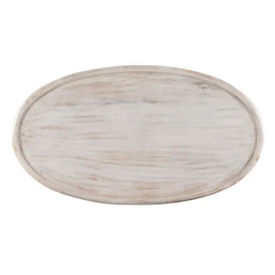 Carved Lattice Wood Oval Coffee Table-Kirkland's Home Online