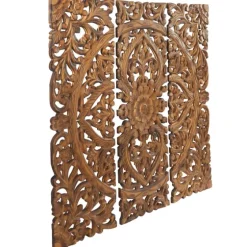 Carved Mahogany 3-Pc. Triptych Wall Panels-Kirkland's Home Best Sale