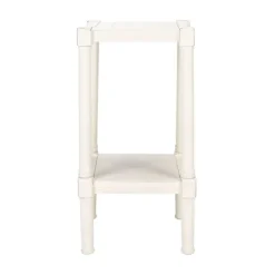 Carved Pinewood Farmhouse Accent Table-Kirkland's Home Hot