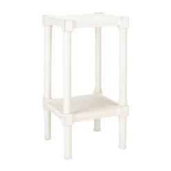 Carved Pinewood Farmhouse Accent Table-Kirkland's Home Hot