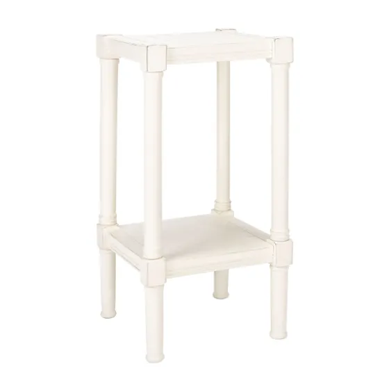 Carved Pinewood Farmhouse Accent Table-Kirkland's Home Hot