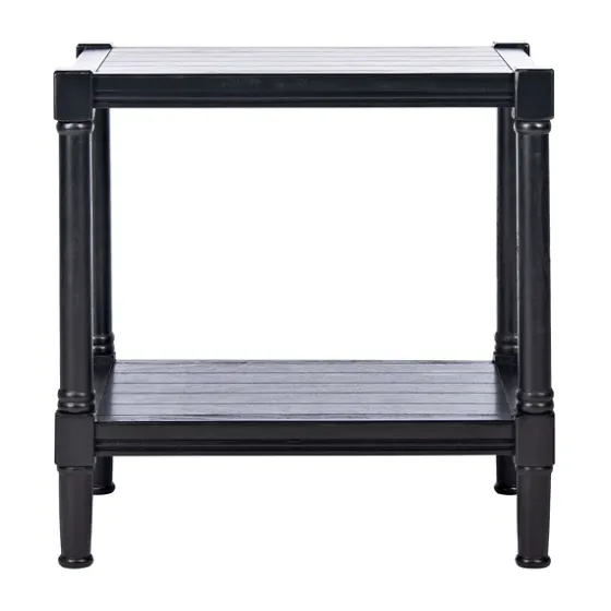 Carved Pinewood Farmhouse Accent Table-Kirkland's Home Online
